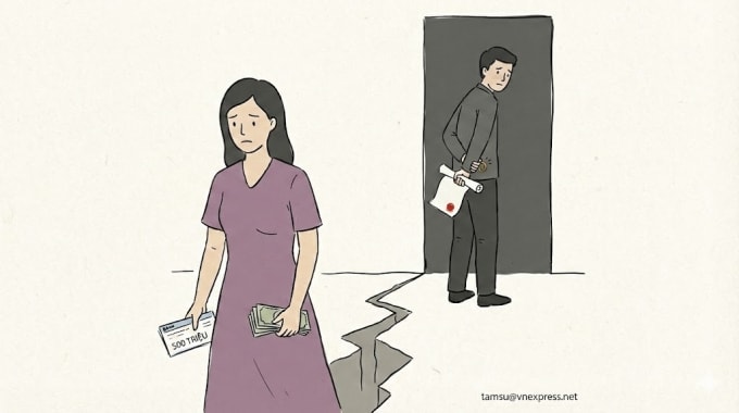 Người yêu 3 năm vẫn chưa ly hôn dù anh đã tặng tôi 500 triệu mua nhà