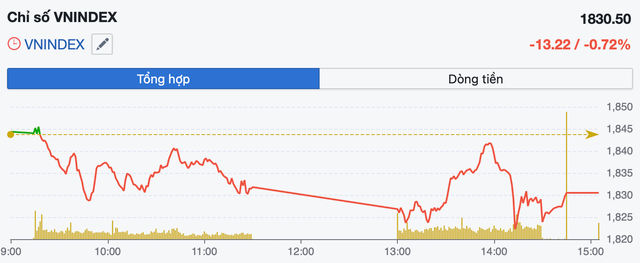 VN-Index nối dài chuỗi giảm, cổ phiếu Vingroup gây áp lực lớn dù dầu khí bứt phá- Ảnh 1. VN-Index nối dài chuỗi giảm, cổ phiếu Vingroup gây áp lực lớn dù dầu khí bứt phá- Ảnh 1.