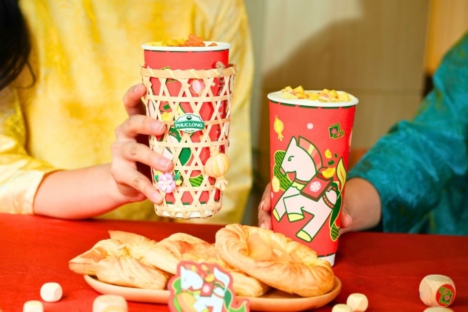 Một số món nước và bánh mới dịp Tết 2026 của Phúc Long. Ảnh: MSN