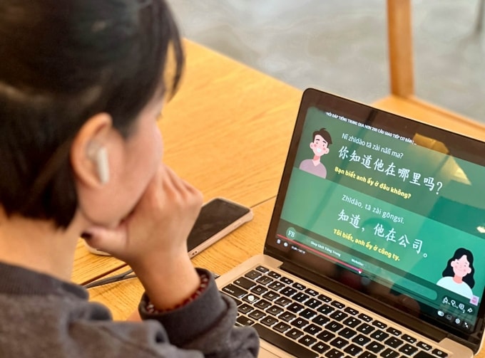 Biết tiếng Trung đang mở ra nhiều cơ hội việc làm lẫn nâng thu nhập cho người lao động. Ảnh: Hồng Chiêu