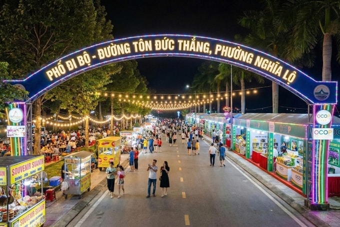 Phối cảnh phố đêm sông Trà Khúc. Ảnh: UBND phường Nghĩa Lộ