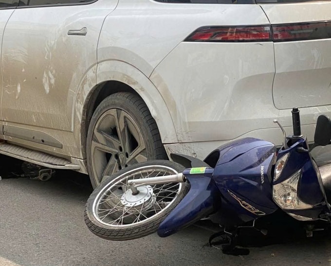 Hiện trường vụ tai nạn. Ảnh: Việt An