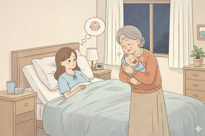 Chưa kịp dỗ con nín khóc, mẹ chồng đã vội tới giật bé khỏi tay tôi