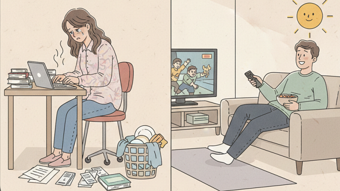 Mẹ kiệt sức vì bố vẫn về nhà ăn bám sau ly hôn