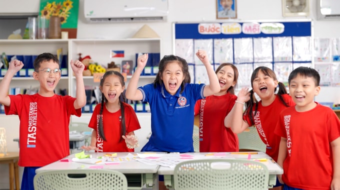 Học sinh TAS học trong môi trường tôn trọng sự khác biệt. Ảnh: TAS