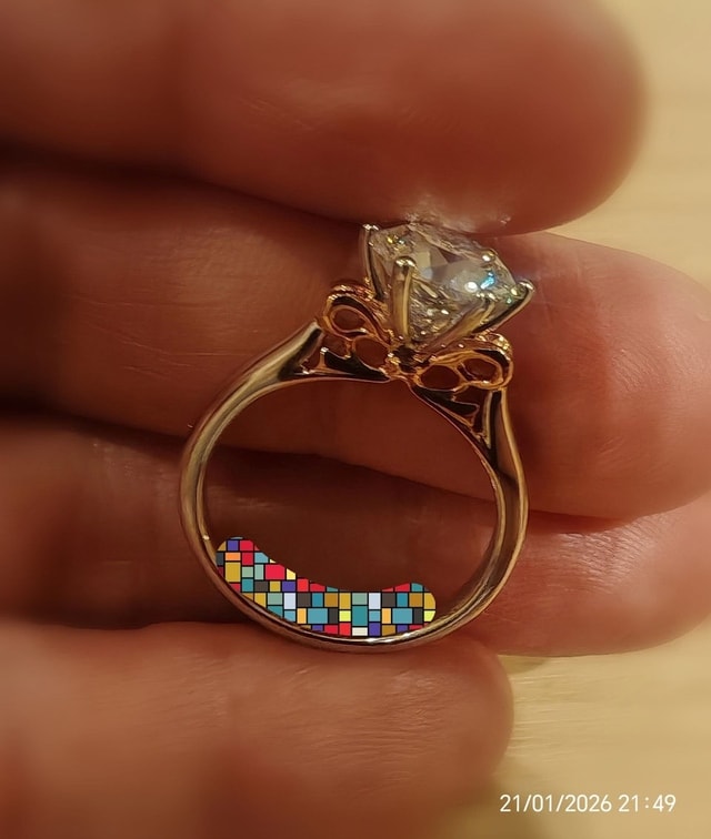 Nhặt được chiếc nhẫn trị giá 669 triệu đồng, cô gái có hành động bất ngờ - Ảnh 1.