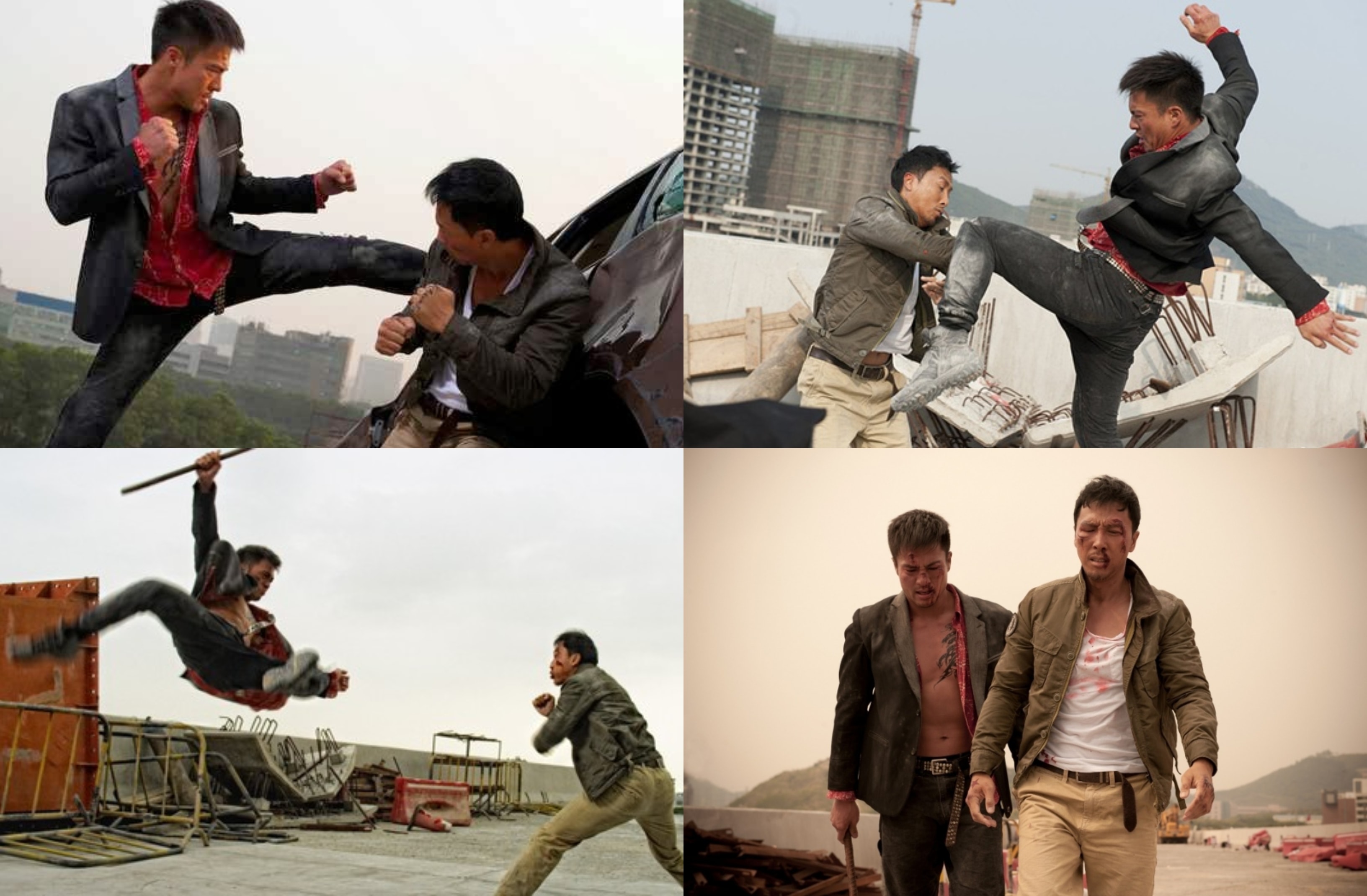 Ngô Kinh có màn đấu võ đặc sắc với An Chí Kiệt trong phim 