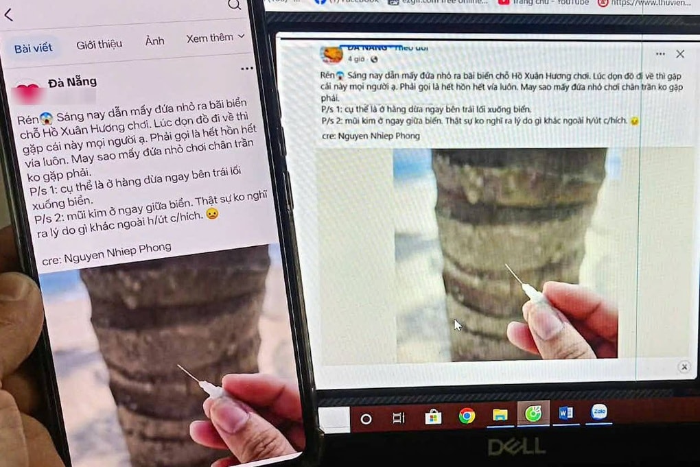 Đơn vị quản lý lên tiếng việc kim tiêm xuất hiện trên bãi biển Đà Nẵng - 1