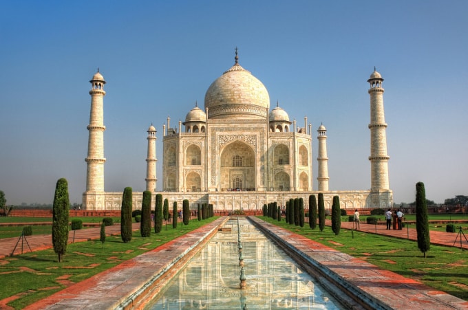 Đền Taj Mahal, điểm đến nổi tiếng với khách Việt tại Ấn Độ. Ảnh: Fity