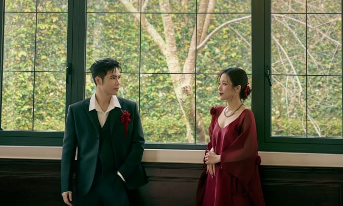 Ảnh cưới của rapper Phúc Du.