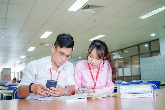 Sinh viên trường Đại học Tôn Đức Thắng. Ảnh: TDTU