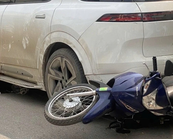 Hiện trường vụ tai nạn trưa 28/1. Ảnh:Việt An