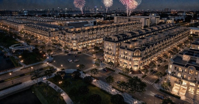 The Legend Shophouse cung cấp 44 căn nhà phố thương mại. Ảnh: VPG