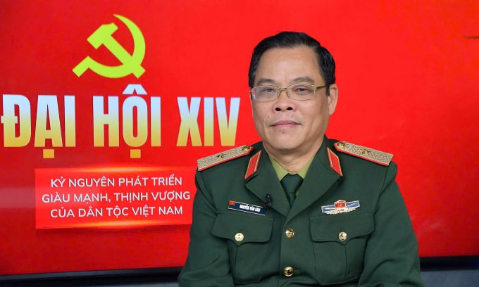 Thiếu tướng, PGS.TS Nguyễn Văn Sáu, Phó viện trưởng Viện Chiến lược và Lịch sử quốc phòng Việt Nam. Ảnh: Hoàng Phong