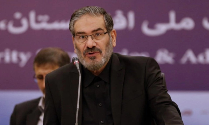 Ông Ali Shamkhani trong cuộc họp tại Tehran, Iran năm 2018. Ảnh: AFP