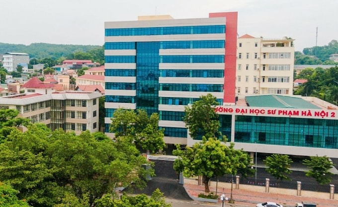 Một góc khuôn viên Đại học Sư phạm Hà Nội 2. Ảnh: HPU2