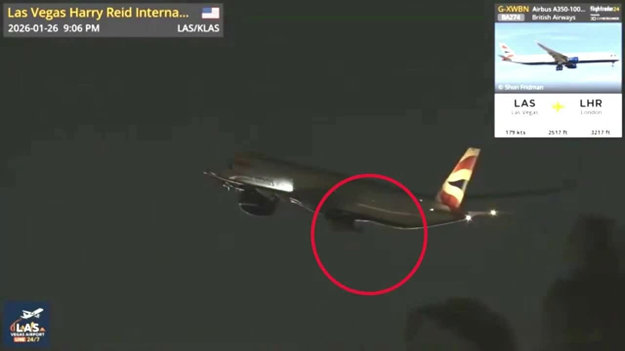 Phi cơ Anh rơi bánh khi khởi hành