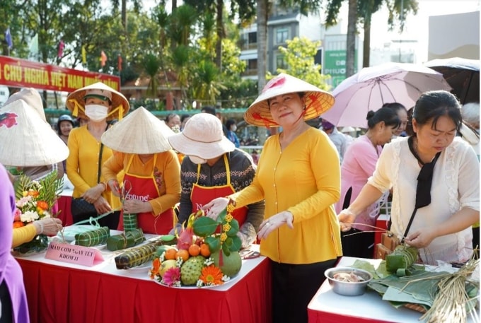 Một hoạt động nhằm tôn vinh văn hóa vùng miền do Sabeco tổ chức trong khuôn khổ chiến dịch Tết 2026. Ảnh: Sabeco