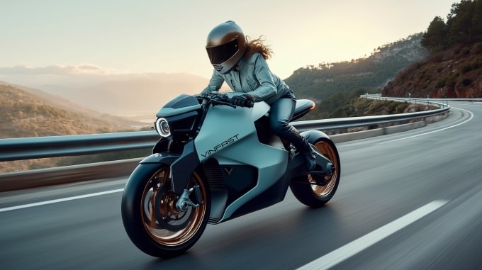 Mẫu supersport Sulad sẽ có công suất lớn nhất trong phân khúc Thể thao của VinFast. Ảnh: VinFast