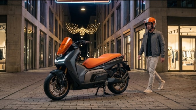 VinFast Rasad mang phong cách maxi-scooter. Ảnh: VinFast
