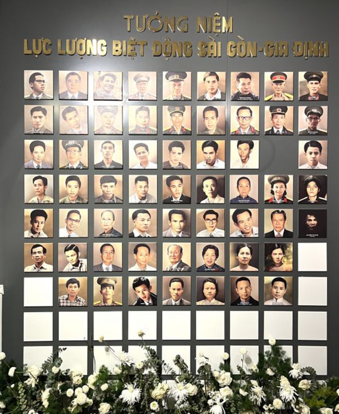 Bia tưởng niệm cán bộ chiến sĩ Biệt động Sài Gòn. Ảnh: Báo Chính phủ
