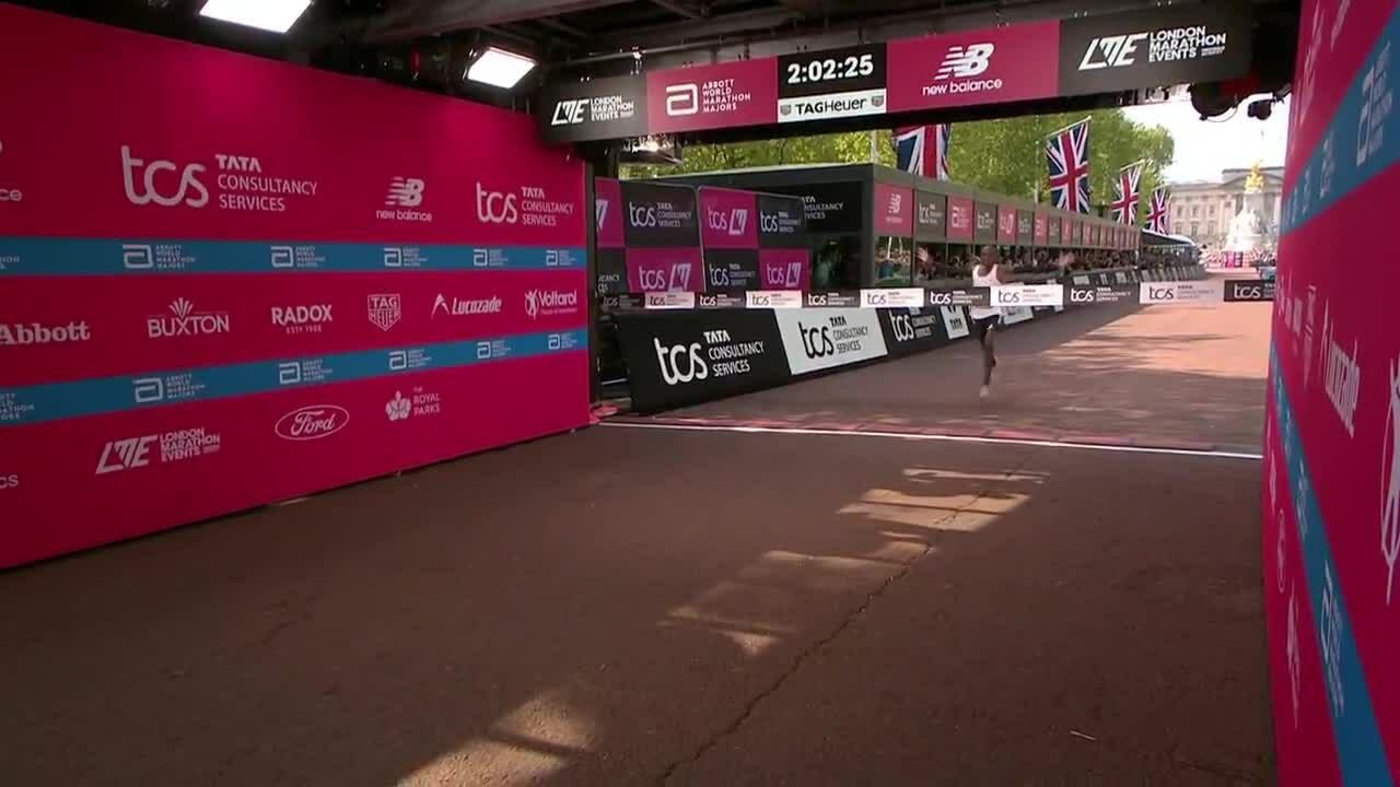 Sabastian Sawe vô địch London Marathon 2025.
