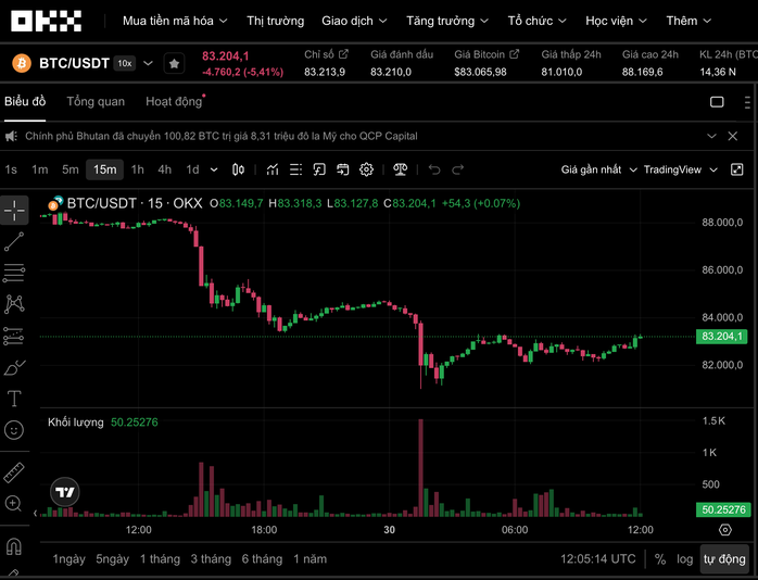 Thị trường tiền số hôm nay, 30-1: Bitcoin rớt thảm, nhà đầu tư sợ hãi tột độ - Ảnh 1.