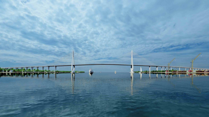 Phối cảnh cầu Cát Lái - một trong những dự án CC1 tham gia triển khai. Ảnh: CC1