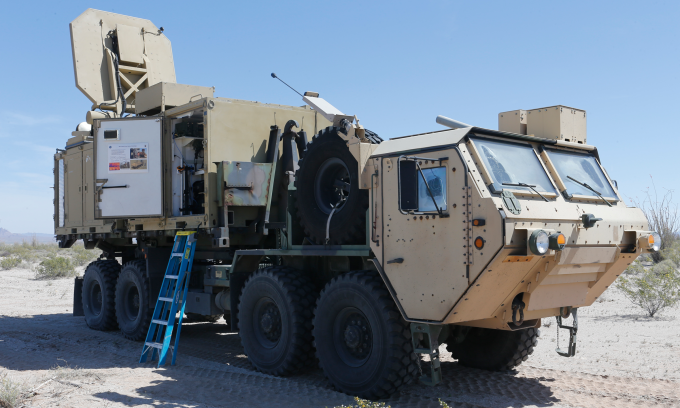 Hệ thống ADS tại buổi trình diễn năng lực ở bang Arizona, Mỹ hồi năm 2017. Ảnh: US Marine