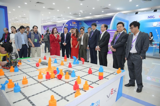 Một phần không gian trải nghiệm trong hệ sinh thái STEM tại NIC Hoà Lạc. Ảnh: Trang Nguyễn