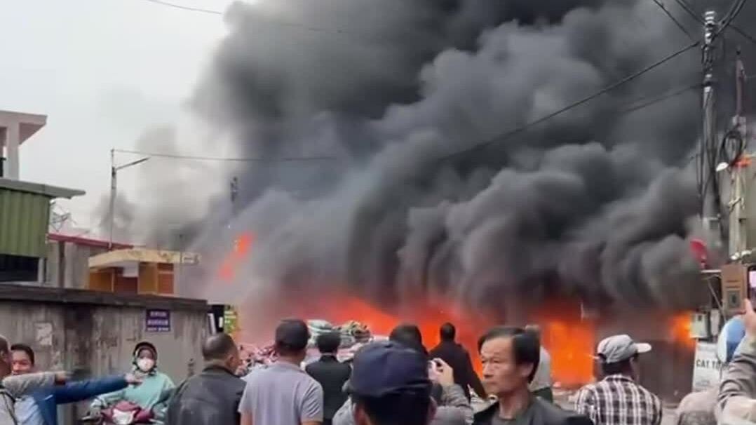 Cháy chợ Dành, Hưng Yên