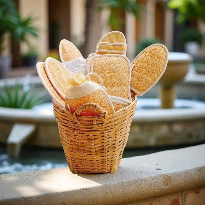 Quà Tết xơ mướp thiên nhiên cháy hàng trong dịp Tết Bính Ngọ 2026 - Ảnh 2.