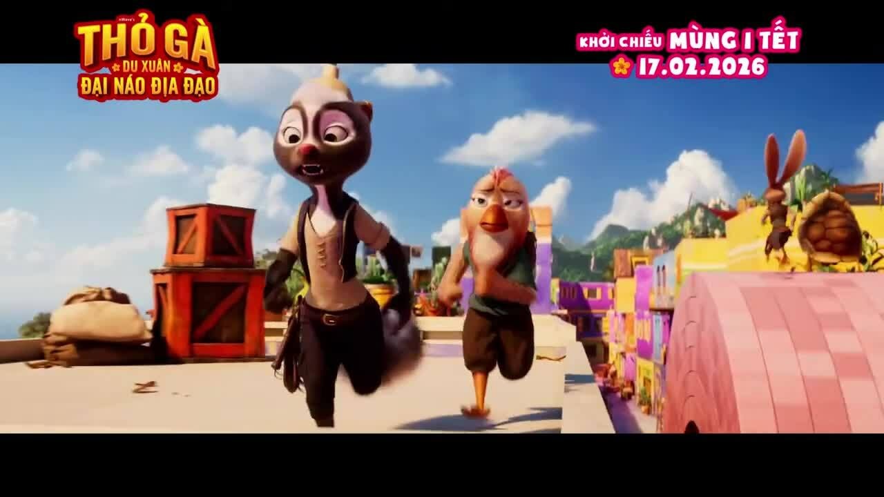 Trailer 'Thỏ Gà du xuân đại náo địa đạo'
