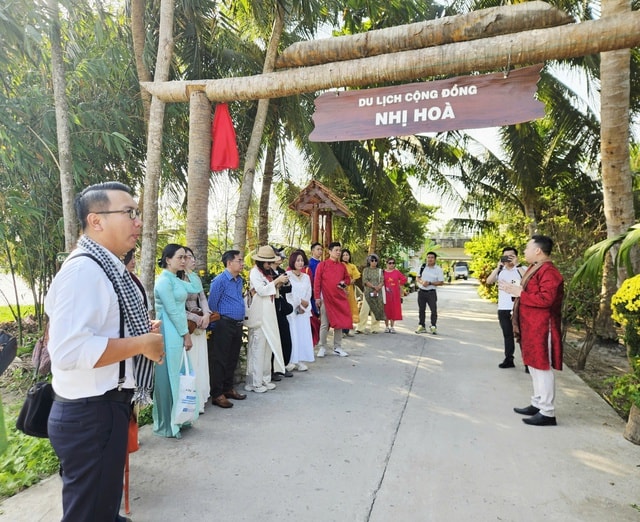 Làng du lịch cộng đồng Nhị hòa ở Vĩnh Long thu hút du khách năm 2026 - Ảnh 3.