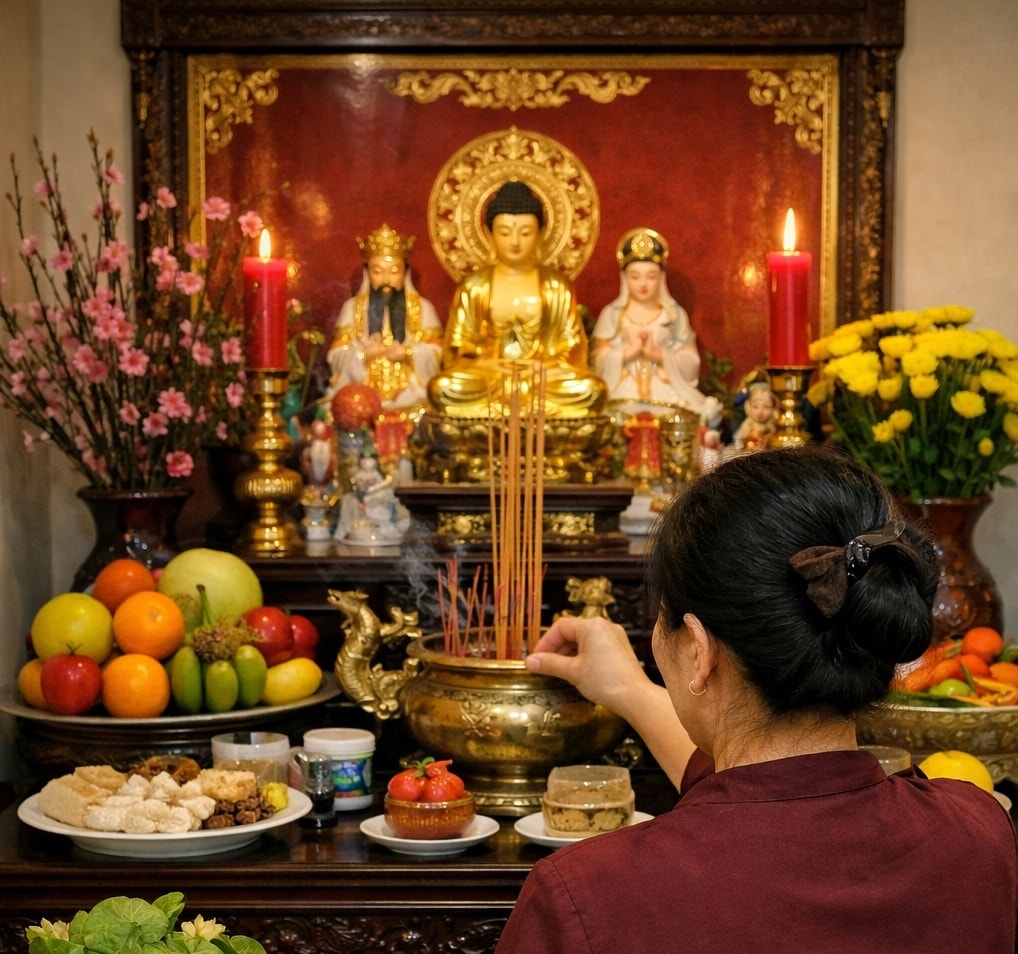 Văn khấn rằm tháng Chạp 2025 đầy đủ, chuẩn nhất- Ảnh 1. Văn khấn rằm tháng Chạp 2025 đầy đủ, chuẩn nhất- Ảnh 1.