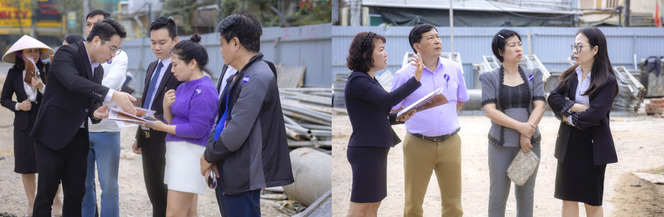 Khách hàng và nhà đầu tư tìm hiểu thông tin về Tổ hợp shophouse hạng sang Hue Legacy Residence.