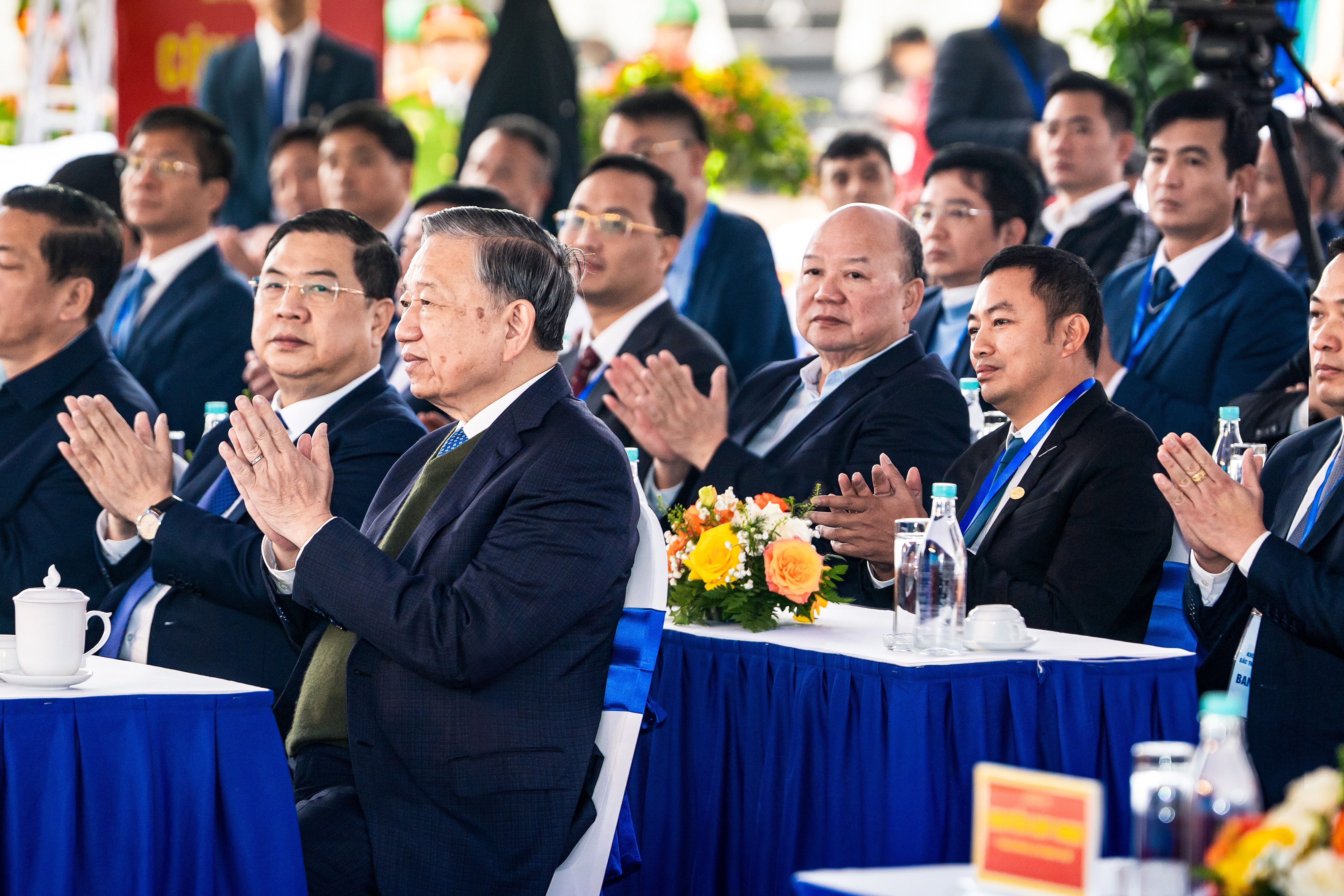 Tổng Bí thư Tô Lâm dự lễ khởi công Khu đô thị đa mục tiêu Bắc Thăng Long Urban City.