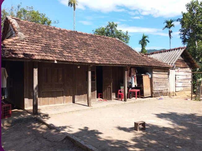 Ngôi nhà của vợ chồng Thắm ở thôn Ư Rang, xã Long Quảng. Ảnh gia đình cung cấp