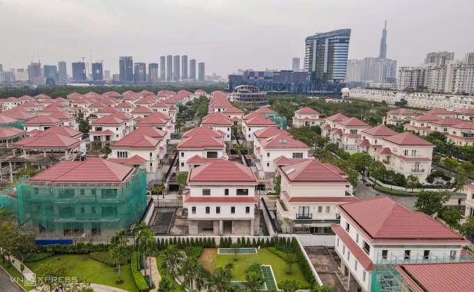 Bất động sản khu đô thị Thủ Thiêm, TP HCM. Ảnh: Quỳnh Trần