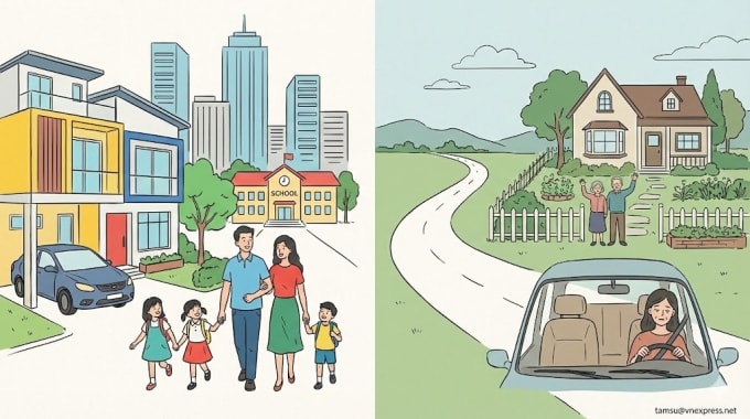 Bố mẹ muốn tôi bán đất thành phố về quê xây nhà sát vách