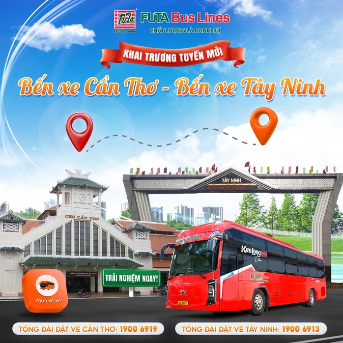 Phương Trang mở tuyến Cần Thơ - Tây Ninh, kết nối Tây Đô với núi Bà Đen - Ảnh 2.