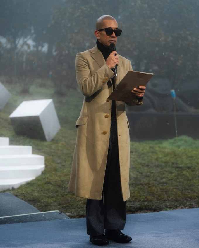 DJ Koo ở buổi ra mắt điêu khắc Từ Hy Viên. Ảnh: Next Apple