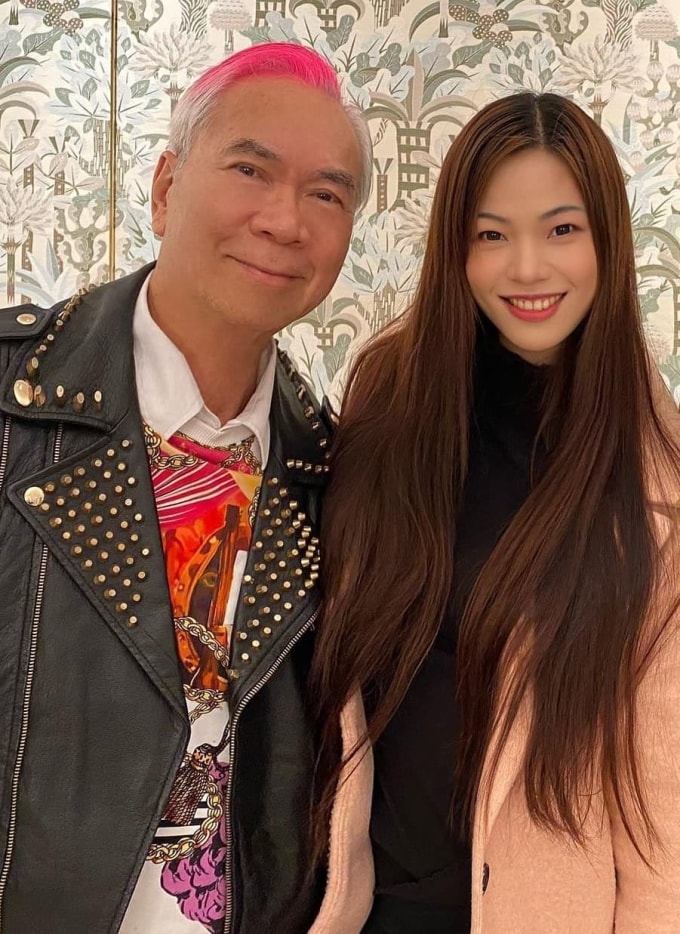 Ông Lý Long Cơ từng nhiều lần đưa Vương Thanh Hà tham gia sự kiện giải trí, gặp đồng nghiệp của ông. Ảnh: HK01