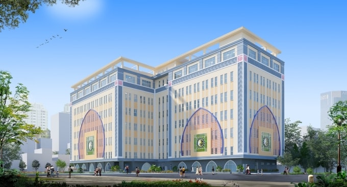 Phối cảnh Trung tâm Nghiên cứu Ứng dụng Đông y - Đông dược.