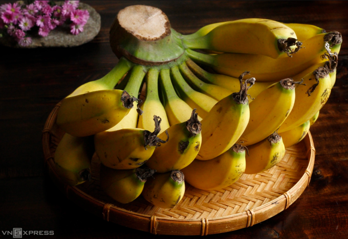 Một quả chuối mỗi ngày là cách ngon miệng để duy trì huyết áp ổn định. Ảnh: Bùi Thủy