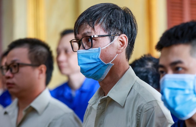 Bị cáo Bạch Đức Lữu tại tòa hôm nay. Ảnh: Trần Quỳnh