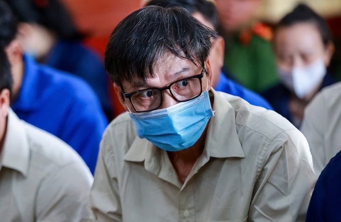 Bị cáo Bạch Đức Lữu tại tòa hôm nay. Ảnh: Trần Quỳnh