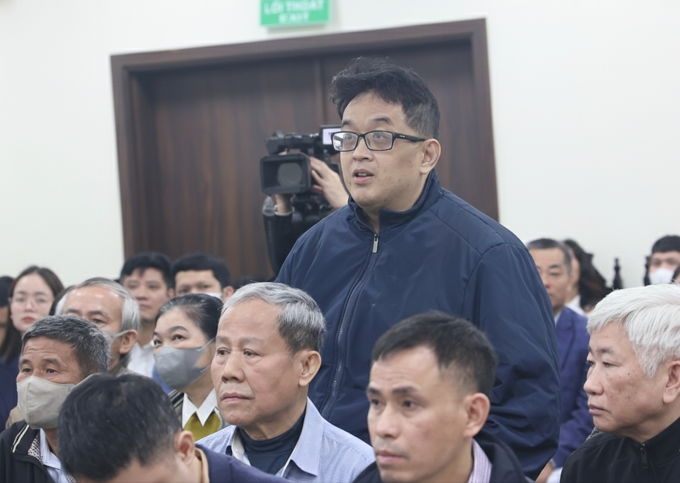 Bị cáo Huỳnh Nguyễn Lộc, cựu Viện trưởng Y dược học dân tộc TP HCM. Ảnh: Danh Lam