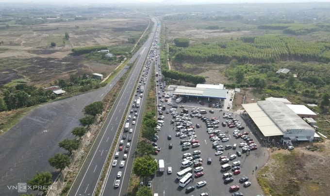 Một trạm dừng chân trên cao tốc Long Thành - Dầu Giây. Ảnh: Phước Tuấn