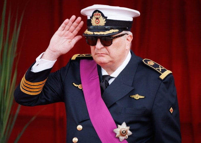 Hoàng tử Laurent tại Brussels, Bỉ, hồi tháng 7/2025. Ảnh: AFP